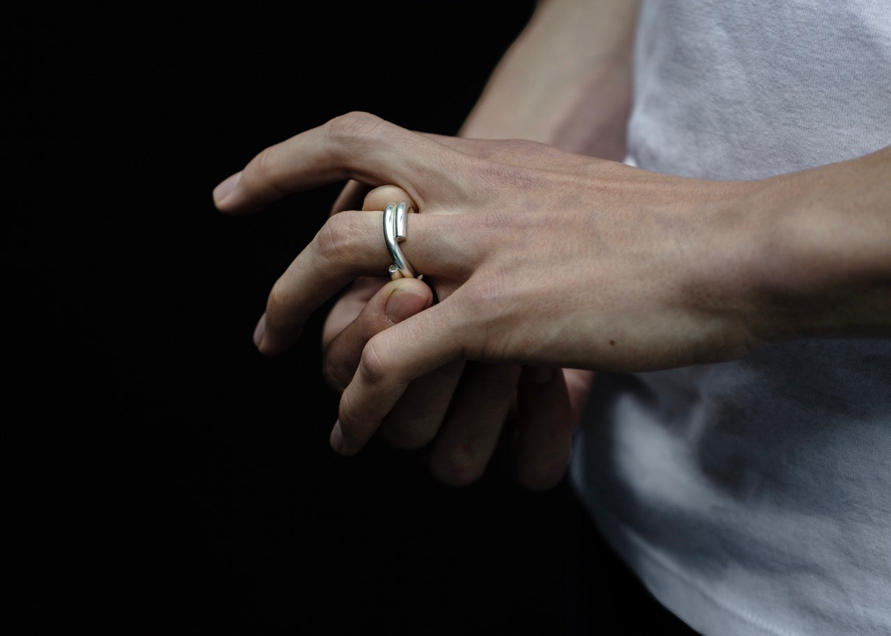 Forged Spiral Ring